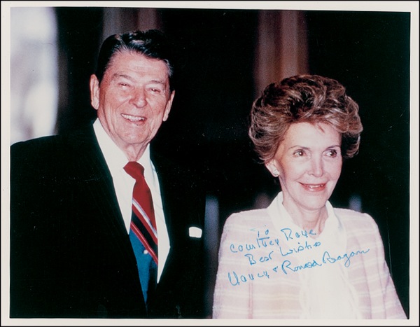 Lot #108 Ronald and Nancy Reagan - Image 1