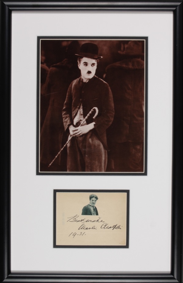 Lot #754 Charlie Chaplin