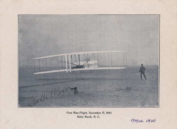 Lot #412 Orville Wright - Image 1
