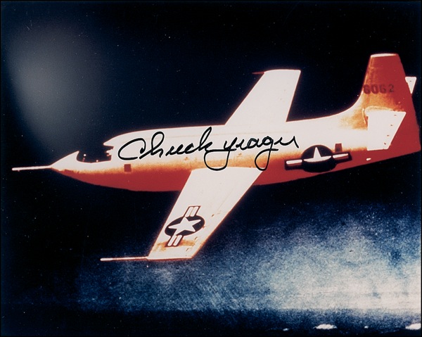 Lot #415 Chuck Yeager - Image 1
