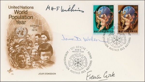 Lot #167 DNA: Watson, Crick, and Wilkins