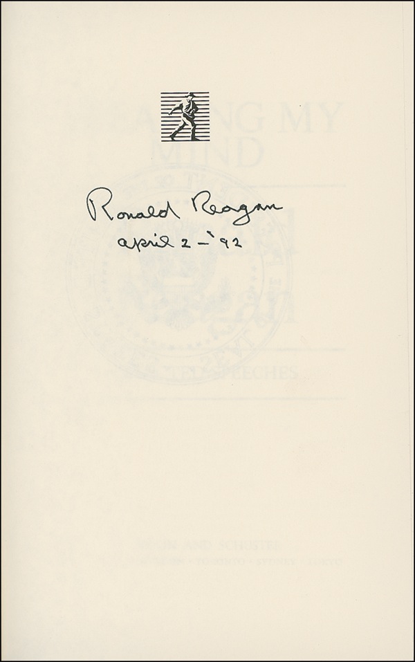 Lot #107 Ronald Reagan