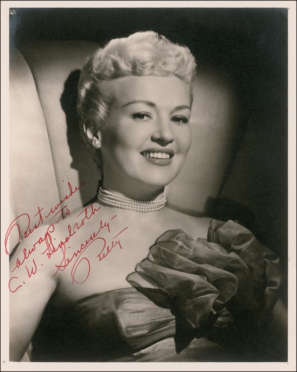 Lot #834 Betty Grable - Image 1
