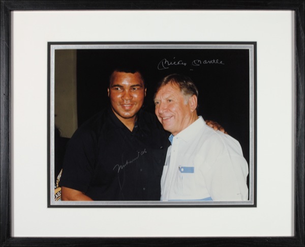 Lot #1088 Muhammad Ali and Mickey Mantle