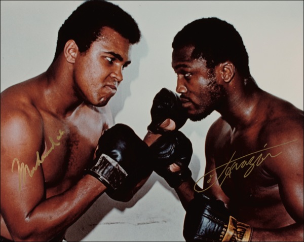 Lot #1085 Muhammad Ali and Joe Frazier - Image 1