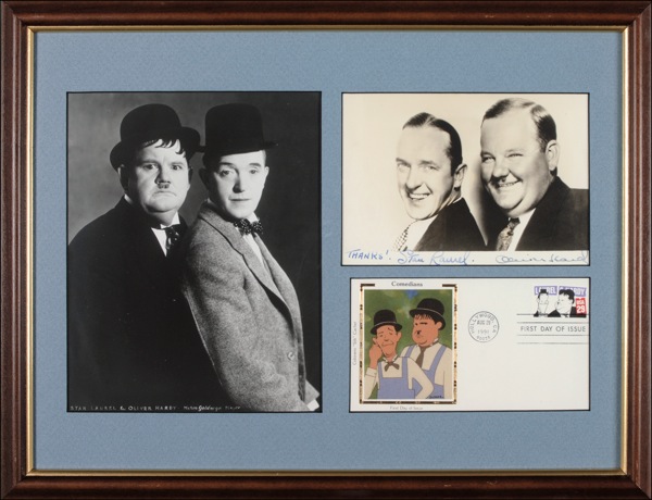 Lot #889 Laurel and Hardy