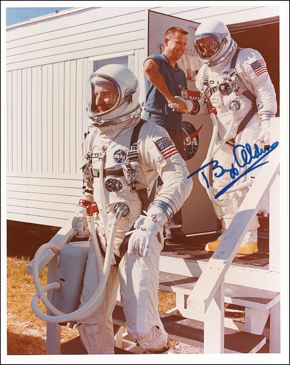 Lot #352 Apollo Astronauts: Aldrin and Scott