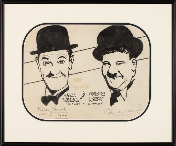 Lot #1099 Laurel and Hardy