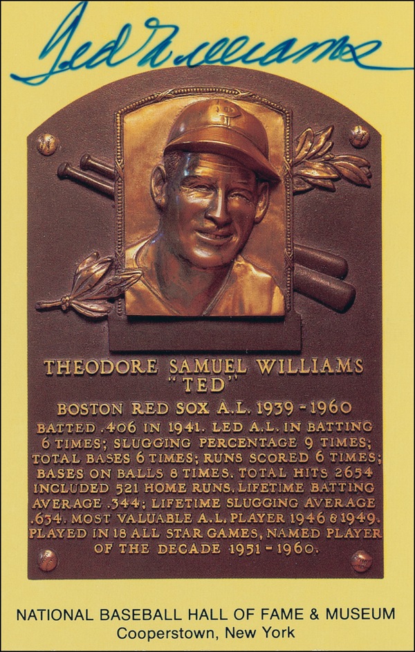 Lot #1550 Ted Williams - Image 1
