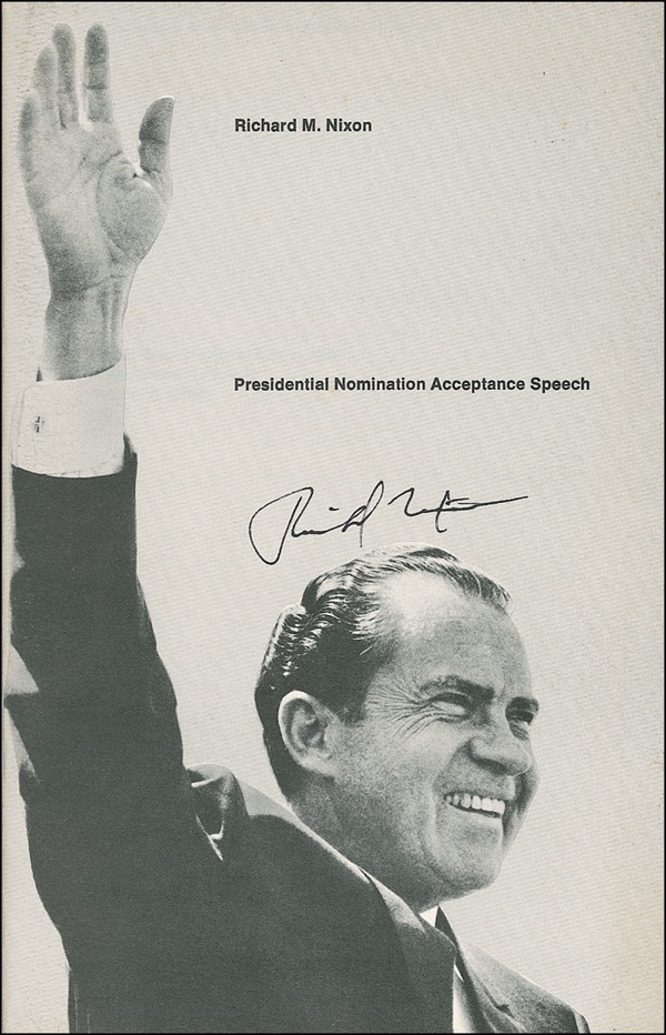 Lot #89 Richard Nixon