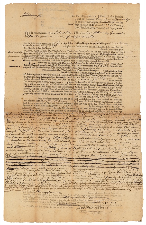 Lot #184 Declaration of Independence: Paine,