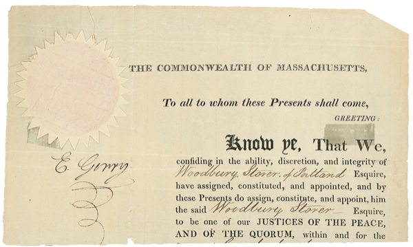 Lot #180 Declaration of Independence: Gerry,