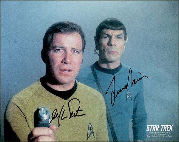 Lot #1193 Star Trek: Shatner and Nimoy - Image 1