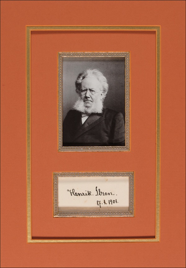 Lot #584 Henrik Ibsen