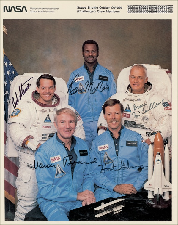 Lot #460 Challenger Astronauts