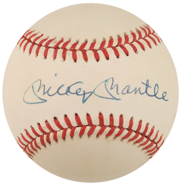 Lot #1318 Mickey Mantle
