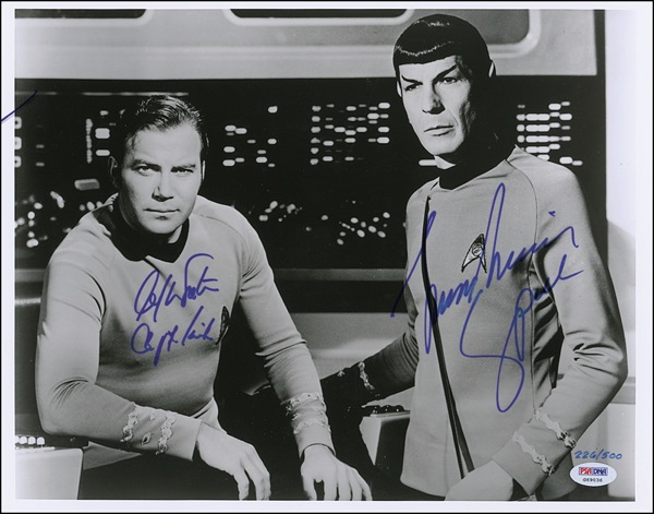 Lot #1151 Star Trek: Shatner and Nimoy