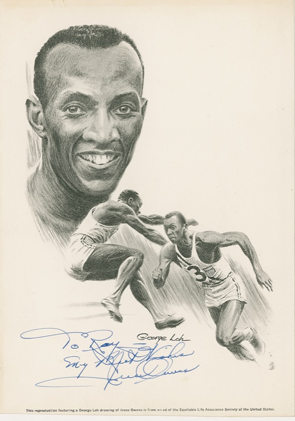 Lot #1477 Jesse Owens