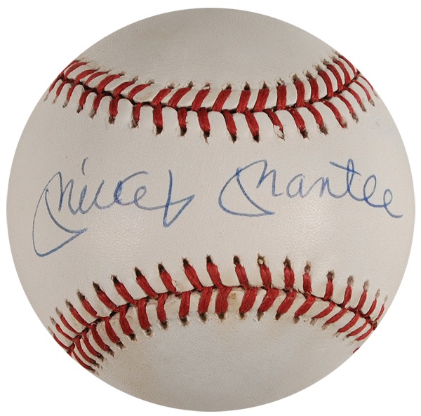 Lot #1321 Mickey Mantle