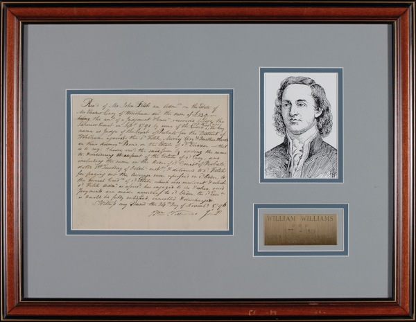 Lot #246 Declaration of Independence: Williams,
