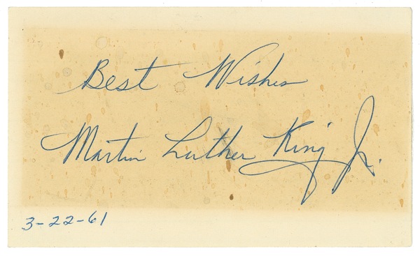 Lot #283 Martin Luther King, Jr