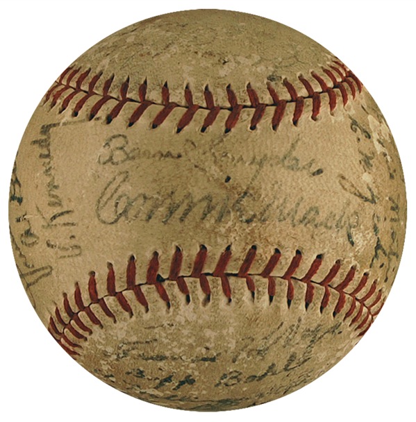 Lot #1315 Connie Mack and Jimmie Foxx