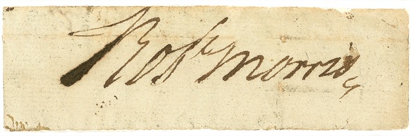 Lot #226 Declaration of Independence: Morris,