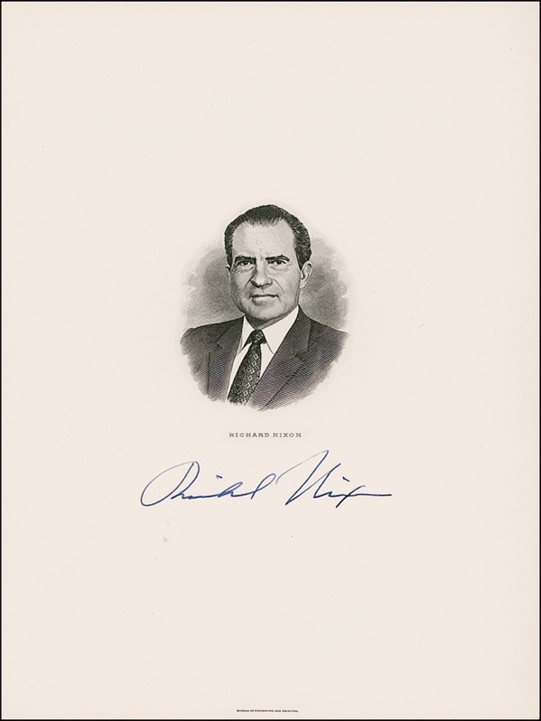 Lot #119 Richard Nixon