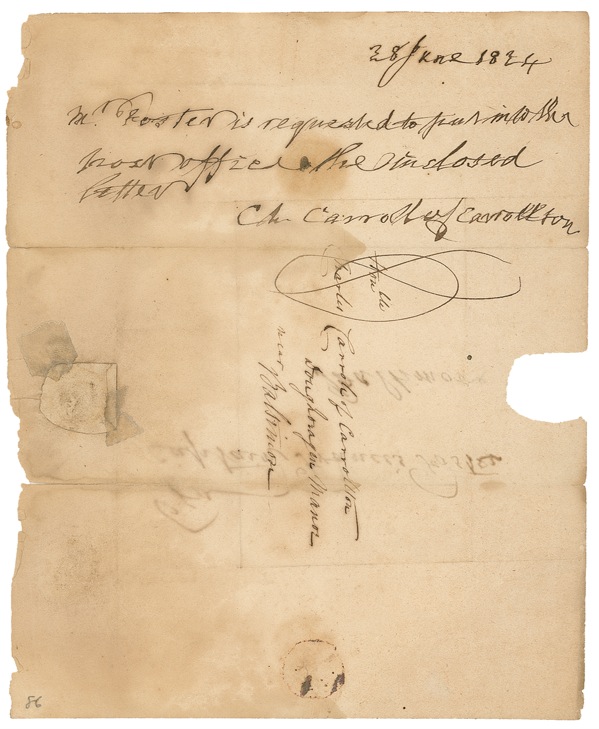 Lot #207 Declaration of Independence: Carroll,