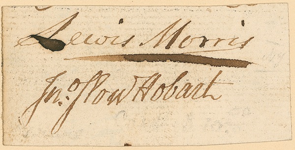 Lot #224 Declaration of Independence: Morris,