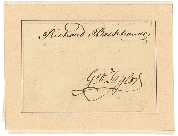 Lot #240 Declaration of Independence: Taylor,