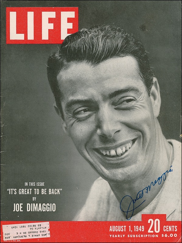 Lot #1119 Joe DiMaggio