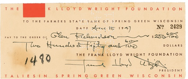 Lot #504 Frank Lloyd Wright