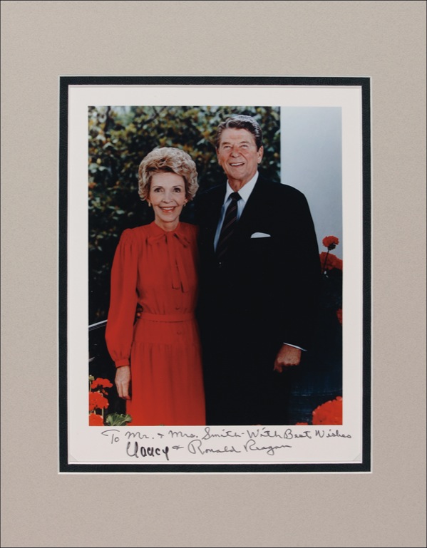 Lot #93 Ronald and Nancy Reagan - Image 1