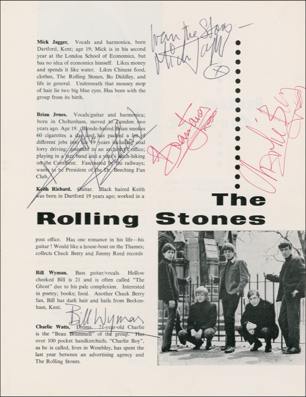 Lot #693 Rolling Stones