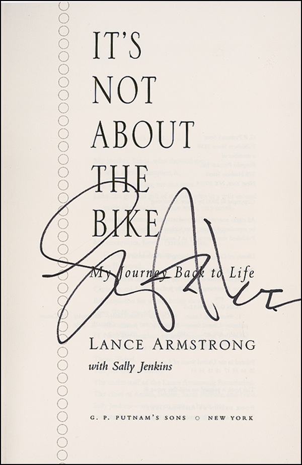 Lot #1046 Lance Armstrong