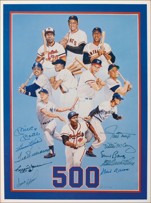 Lot #1049 Baseball 500 Home Run Club - Image 1