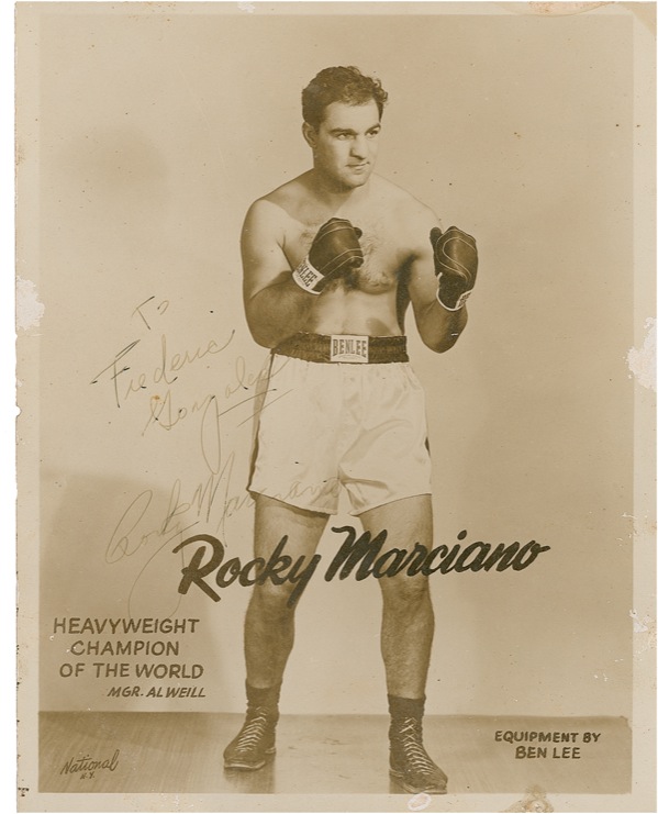 Lot #1216 Rocky Marciano