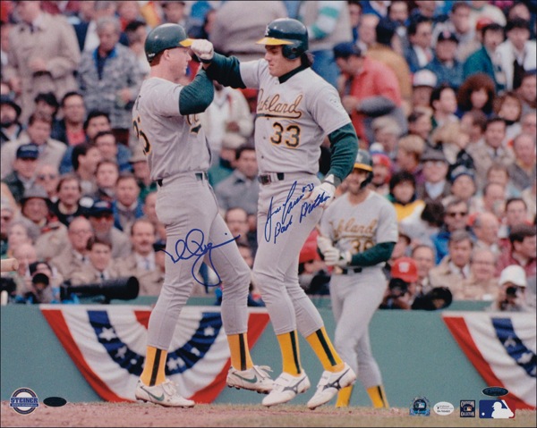 Lot #1098 Jose Canseco and Mark McGwire