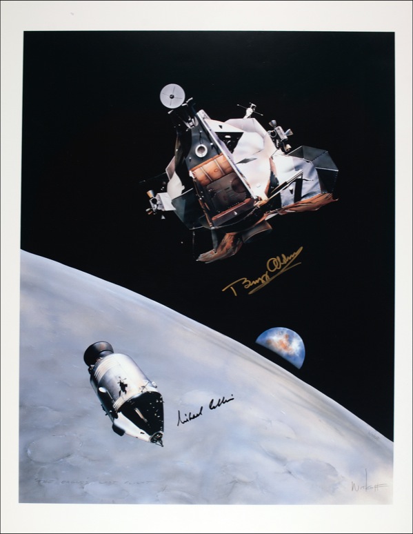 Lot #375 Apollo 11: Aldrin and Collins