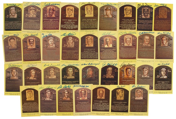 Lot #1058  Baseball Hall of Famers