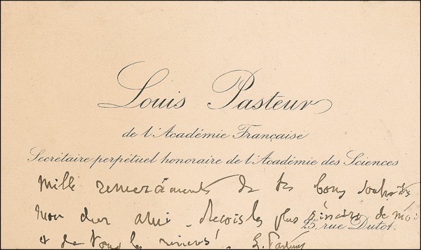 Lot #272 Louis Pasteur