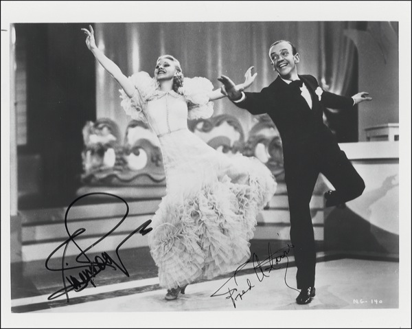 Lot #821 Fred Astaire and Ginger Rogers
