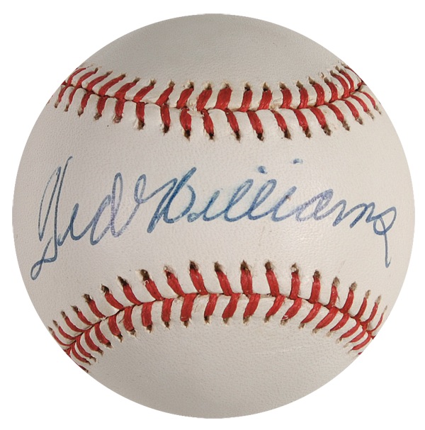 Lot #1582 Ted Williams