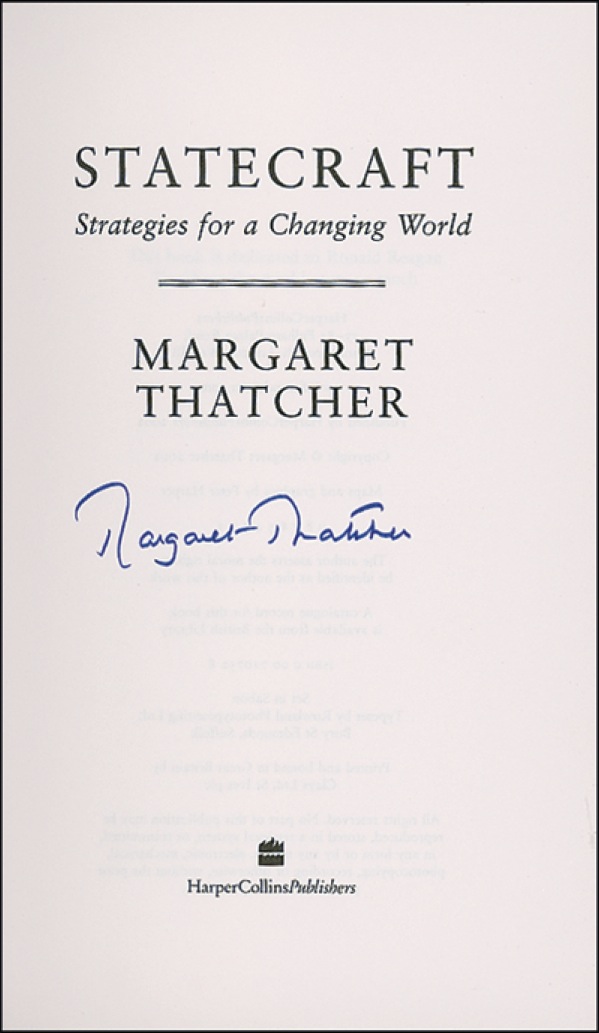 Lot #310 Margaret Thatcher