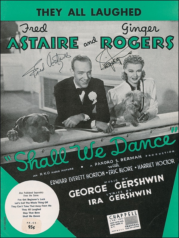 Lot #823 Fred Astaire and Ginger Rogers