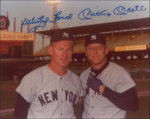 Lot #1419 Mickey Mantle and Whitey Ford
