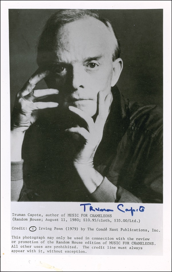Lot #482 Truman Capote