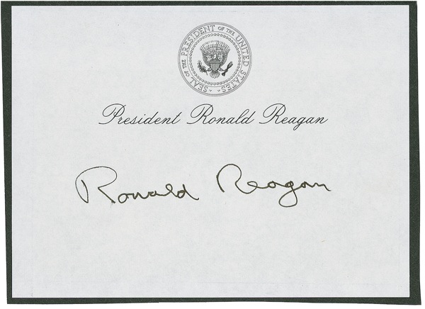 Lot #100 Ronald Reagan