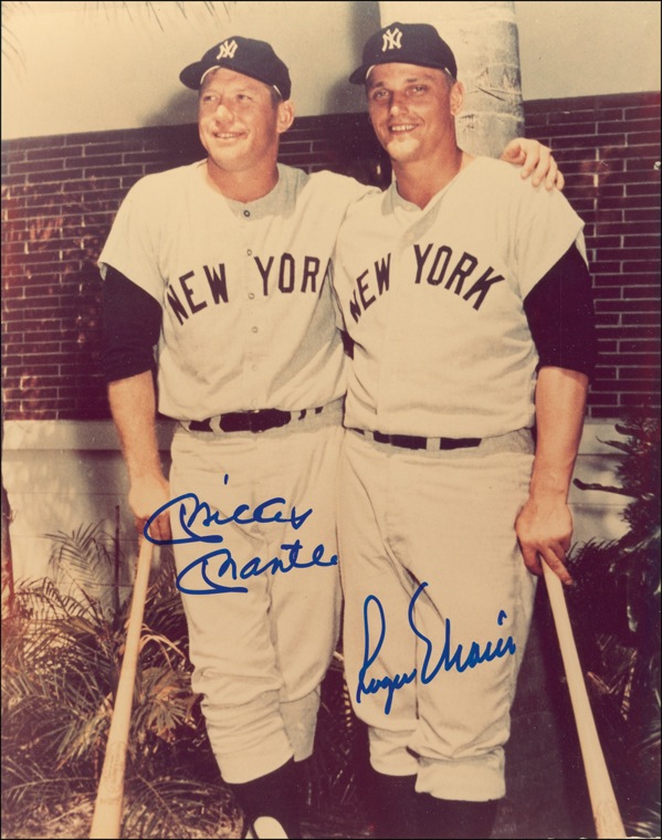 Lot #1418 Mickey Mantle and Roger Maris